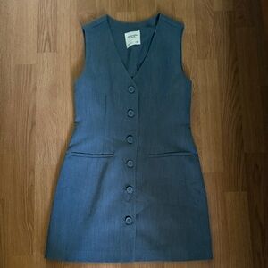 Abercrombie Grey Sleeveless Mini Dress